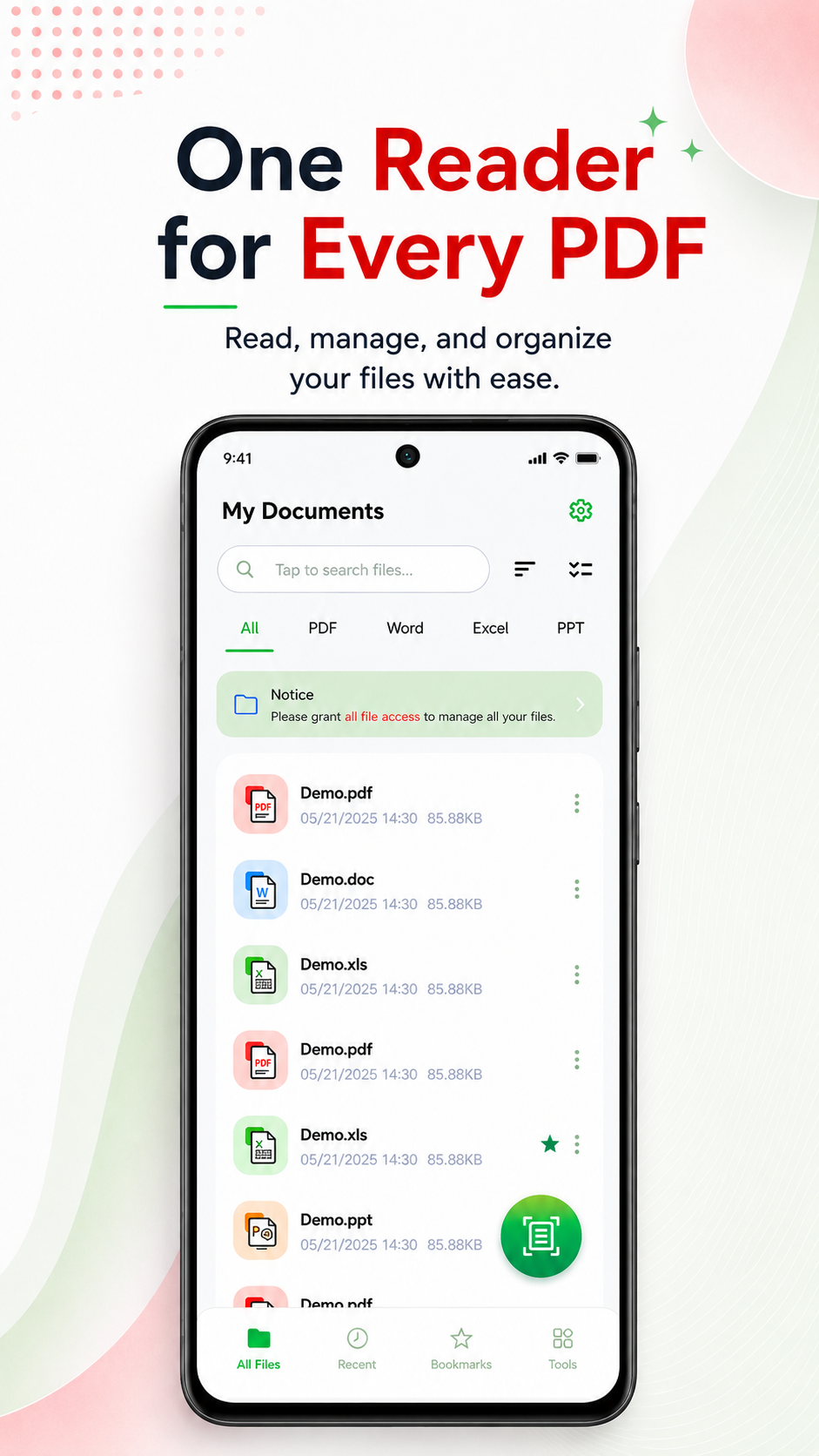 PDF Reader app preview